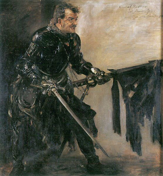 Lovis Corinth Portrat des Rudolf Rittner als Florian Geyer